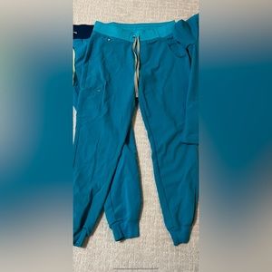Figs teal Zamora jogger
